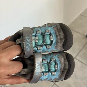 KEEN Kids' Aqua and Gray Sneakers